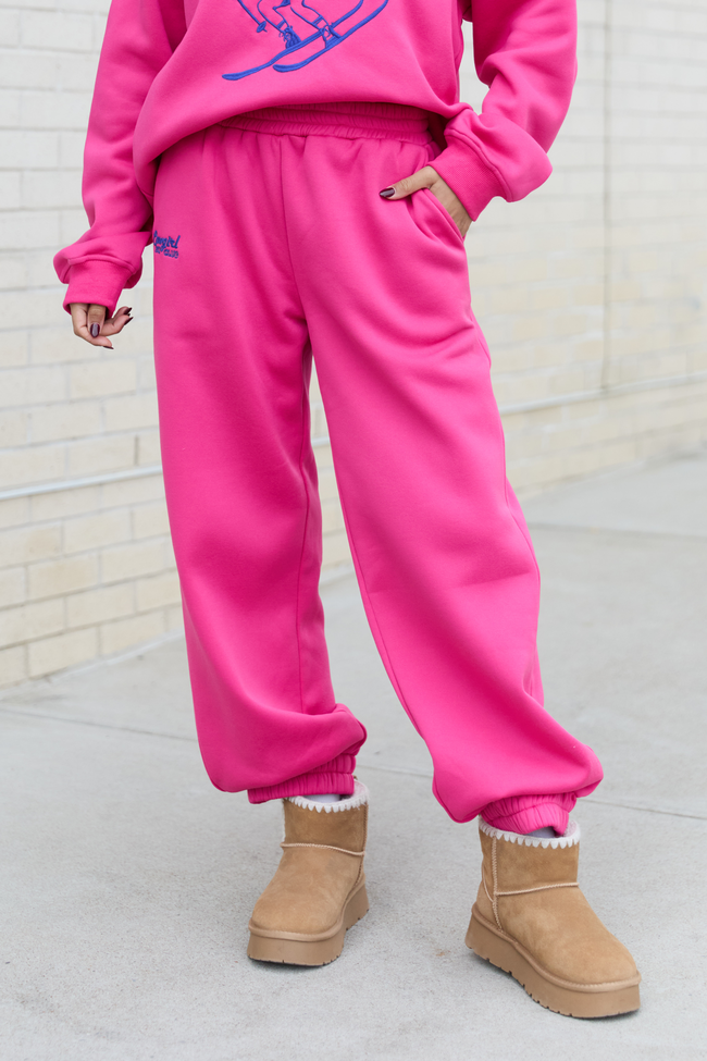 Cowgirl Ski Club Pink Sweatpants SALE