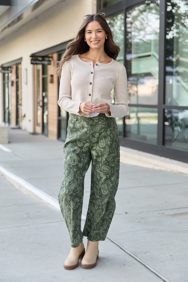 Whimsy Long Sleeve Knit Cardigan Top