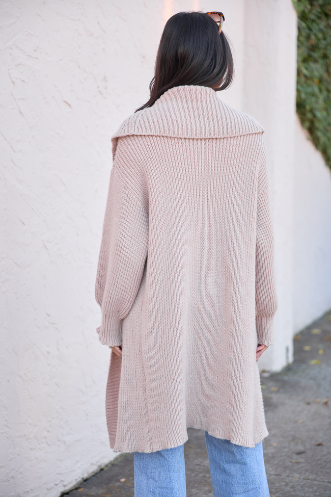 Harrisyn Tan Midi Duster Cardigan SALE