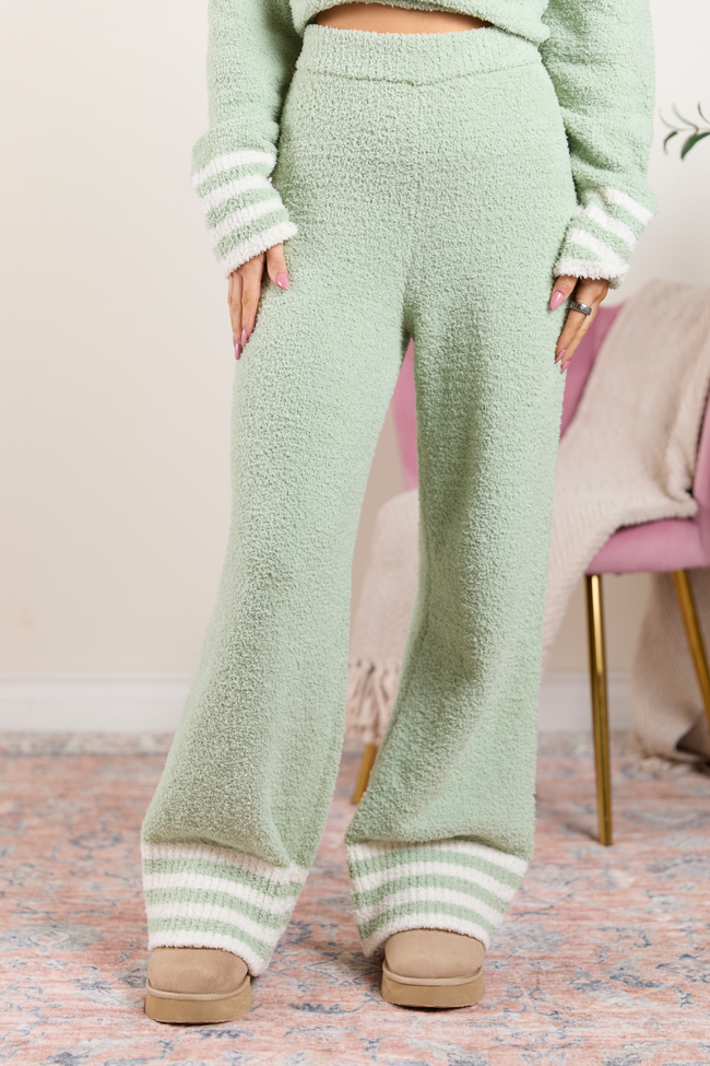 Angie Sage Striped Sweater Lounge Pants SALE