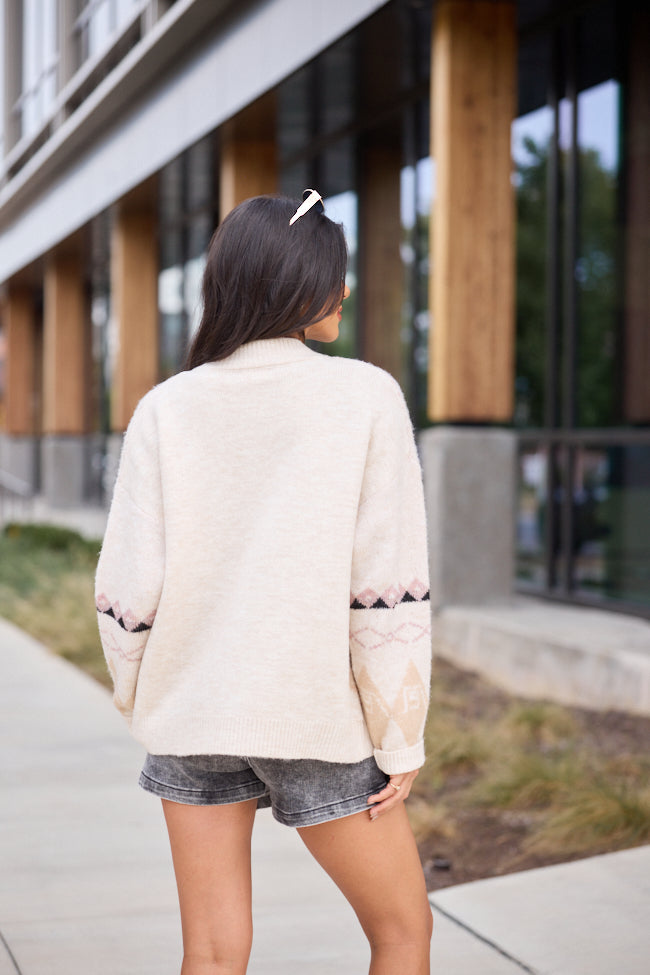 Bessie Fair Isle Toggle Button Cardigan SALE