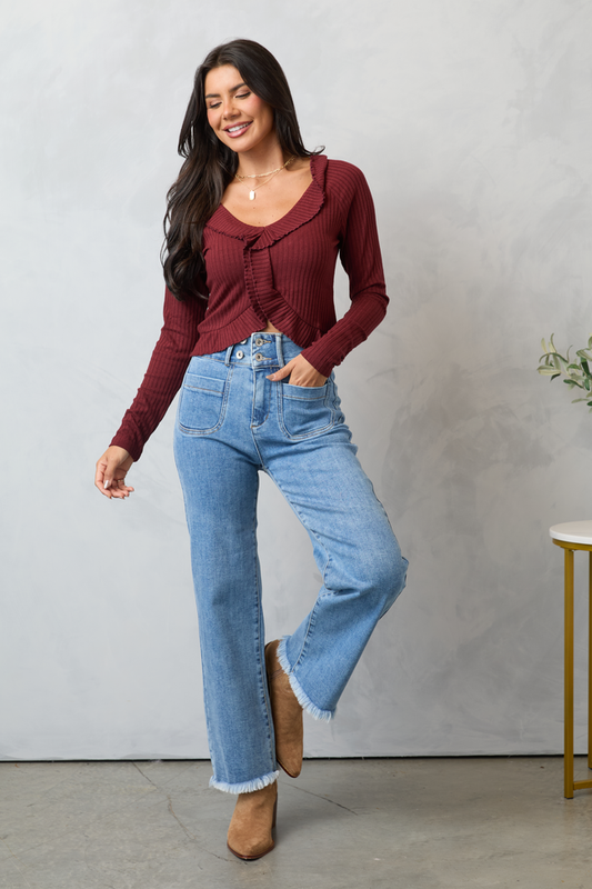 Wendy Medium Wash Boot Cut Jeans