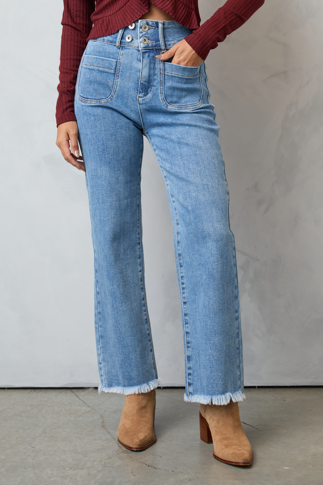 Wendy Medium Wash Boot Cut Jeans