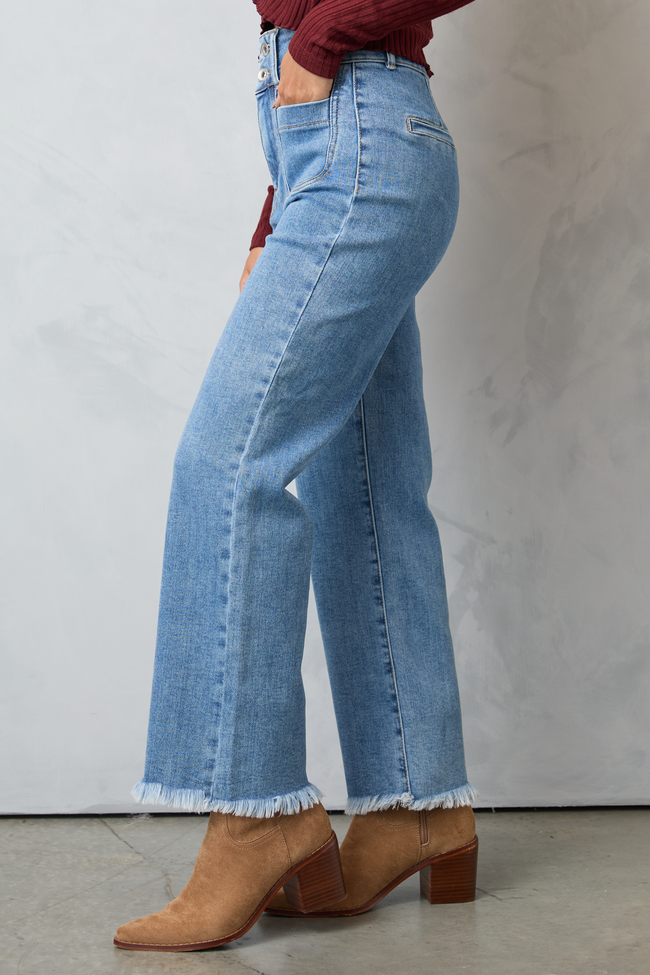 Wendy Medium Wash Boot Cut Jeans