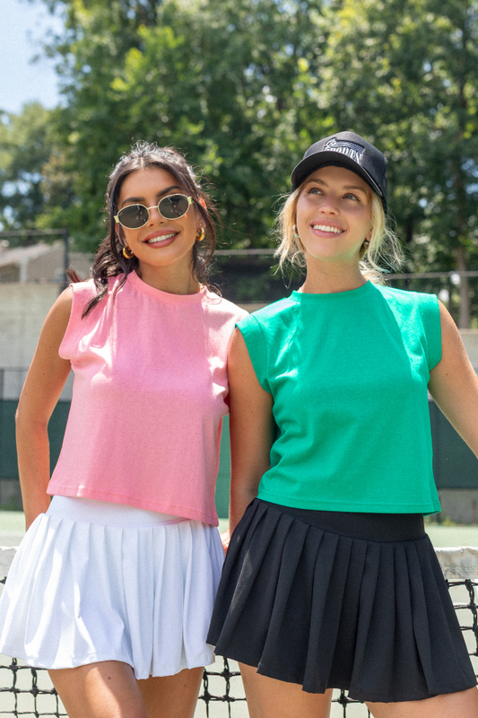 Lilly Green Sleeveless Knit Top FINAL SALE